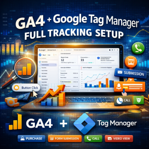 GA4 + Google Tag Manager Full Tracking Setup