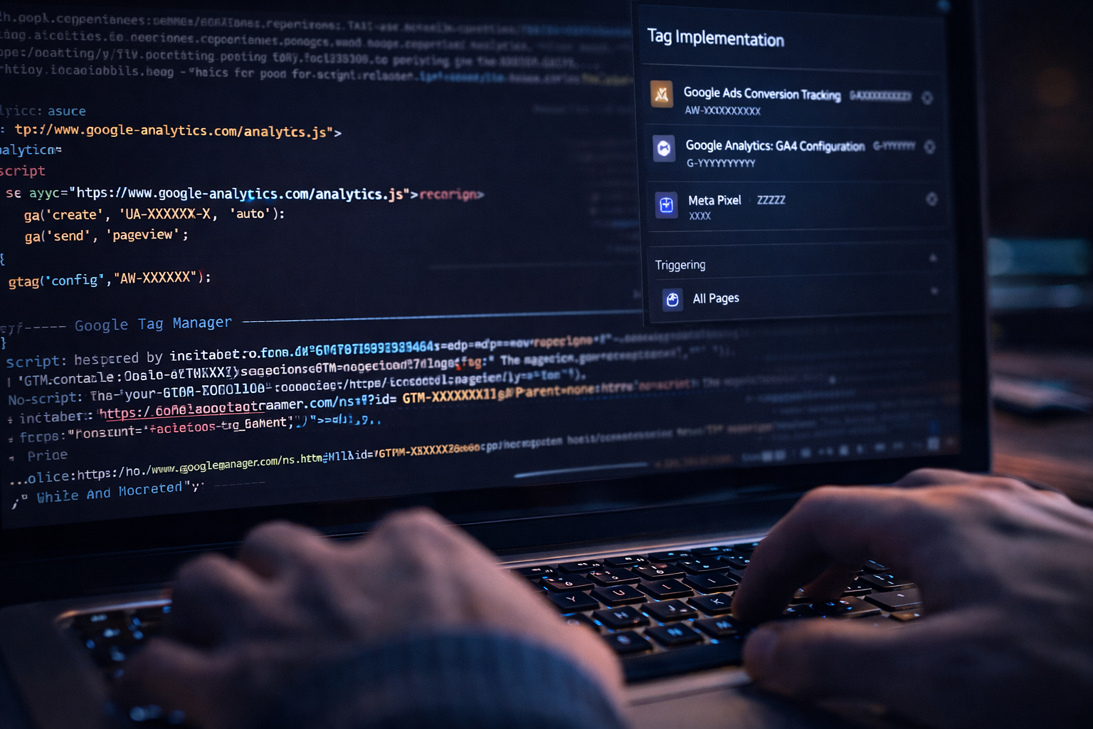 GTM tag implementation setup for GA4 tracking foundation
