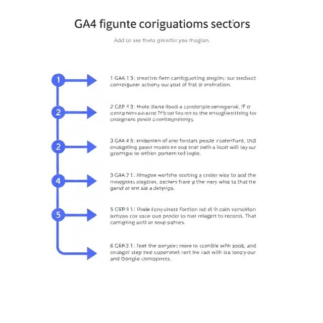 Step-by-step infographic showing how to configure GA4 session timeout settings