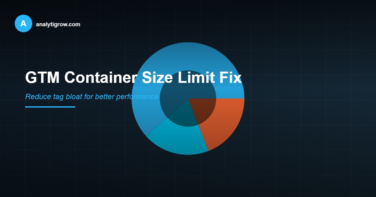 GTM container size audit