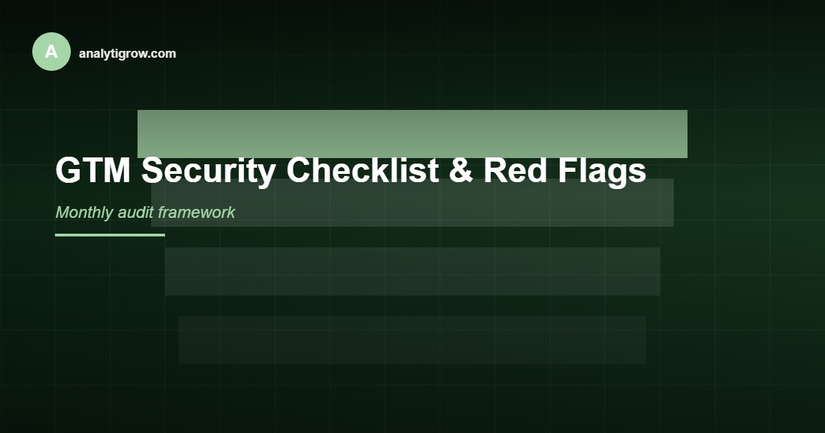 Security vulnerability visualization showing potential attack vectors in GTM containers